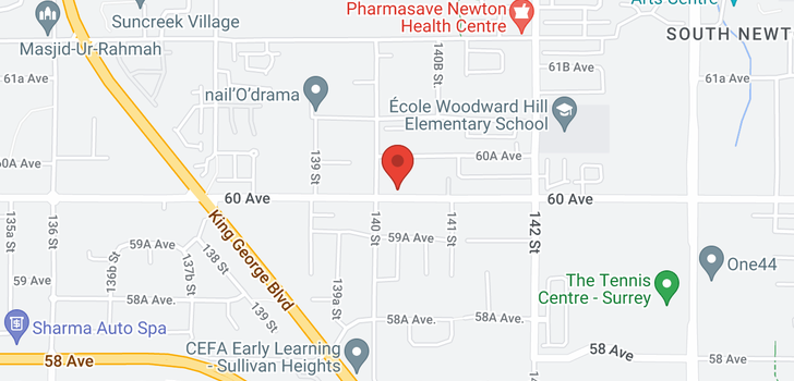 map of 14035 60 AVENUE
